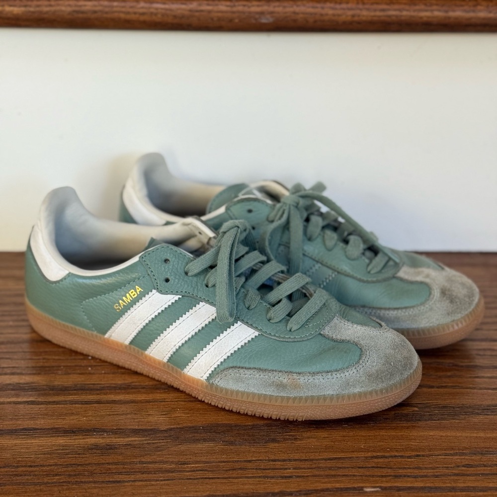 Adidas Samba Green Women's Shoes